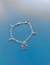 Pulseira Menina Com Zircônias Safira Rosa - Prata 925 - comprar online