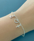 Pulseira Com Pingentes De Âncora, Coração e Cruz - Prata 925