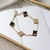 Pulseira Folheada a Ouro 18K Inspiração Virginia Madre-pérola Prata e Cravejada com Zircônia