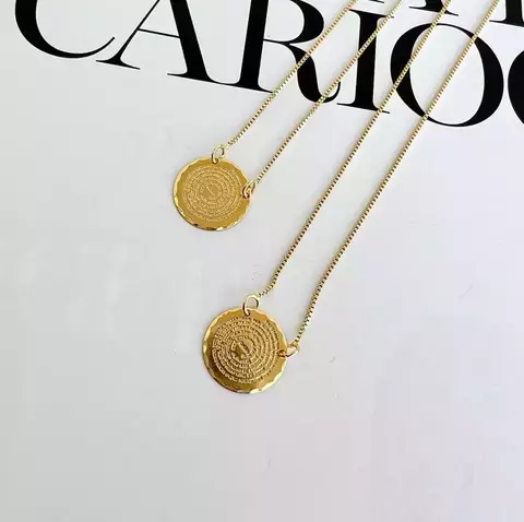 Escapulário Pai Nosso Gold