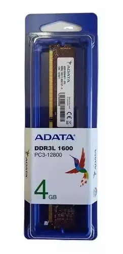 MEMÓRIA DESKTOP ADATA 4GB DDR3L 1600MHZ LOW VOLTAGE ADDX1600W4G11SPU