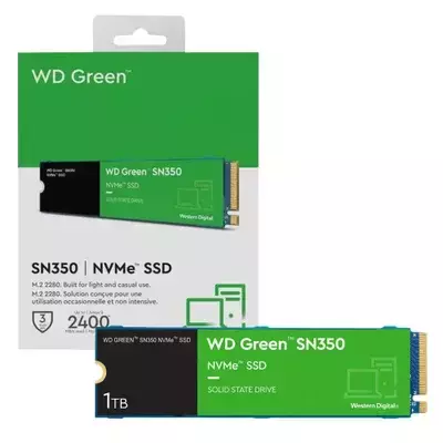 SSD WD GREEN M2 2280 NVME 1TB SN350 WDS100T2G0C