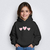 Moletom Infantil Bolso Canguru Gola Careca 3 Corações unisex Lançamento - Royal Kids