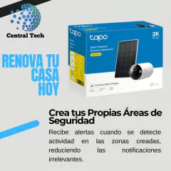 Cámara de Seguridad Solar - Central Tech