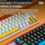 Teclado mecânico skylion k68 usb 68 teclas rgb para jogos e escritório na internet