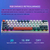 Machenike K500-B61 Mini Teclado Mecânico 60% com RGB e Teclas Removíveis - Atommo Tecnologia