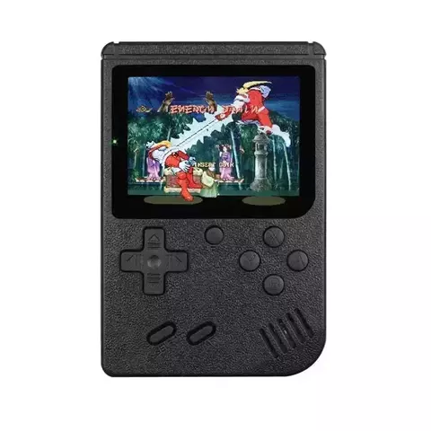 Console portátil opuymm 8-bit retro 400 jogos av out tela 3.0" lcd - comprar online