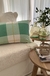 Almohadon Lino Vichy Esmeralda - comprar online