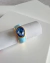 ANEL RESINADO COM CHATON OVAL AZUL - comprar online