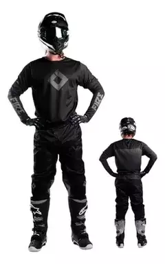 CONJUNTO ENDURO FIRE MX BLACK 3.0