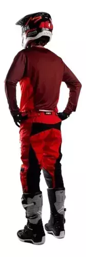 CONJUNTO ENDURO FIRE DARK RED - comprar online