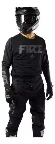 CONJUNTO ENDURO FIRE BLACK