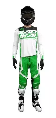 CONJUNTO ENDURO RADIKAL IRON GREEN VERDE