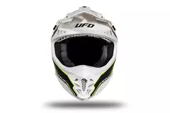 CASCO UFO INTREPID BLANCO MATE - COWBOY MOTOPARTS