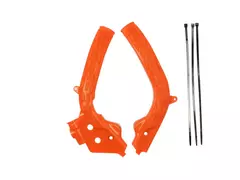 CUBRE CUADRO KTM 16/19 HUSQ 16/22 GAS MXF 21/23 NARANJA AMX