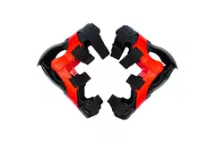 RODILLERA AMX ARTICULADA RX ROJO/NEGRO - comprar online