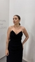 VESTIDO EM CREPE COM DETALHES NA ALÇA - comprar online