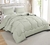 Cobertor 3 piezas Goldsun verde Queen/King