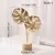 Escultura Folha Nordic Ouro