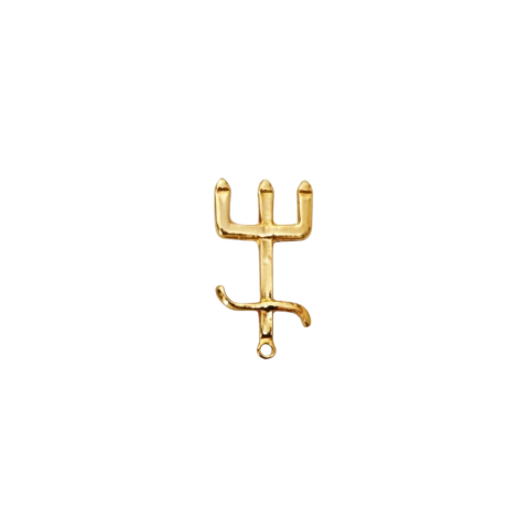Pingente Tridente Exu 3cm - comprar online