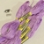 hilo mouline tonos lila y violeta - comprar online