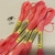 hilo mouline tonos rosa y rojo - tienda online