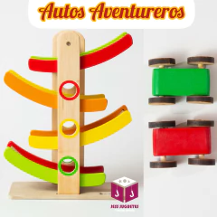 Pista de autos de madera en internet