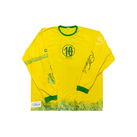 Camisa Brasil Long Sleeve (CUSTOM) - comprar online