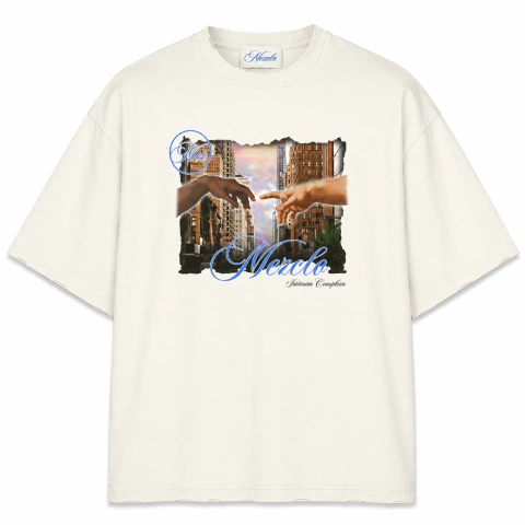 Camiseta Initium Omnibus Off White Destroyed