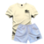 Kit Camiseta Masculina Algodão Lacoste 11 Cores + Short Tactel Branco - CONNECT MODAS OUTLET