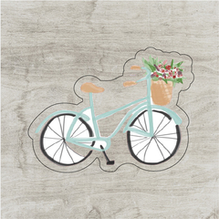 Bicicleta con flores #1