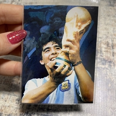 Maradona con la copa - Imán