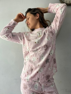 Pijama Flannel estampado