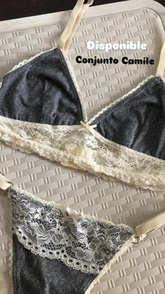 Conjunto Algodón y Encaje Camile