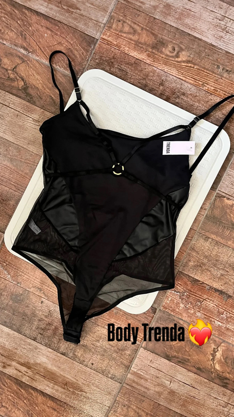 TAMY Body combinado con herraje y tiras SEXY - comprar online