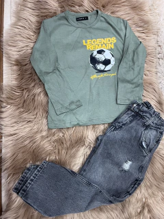 LOREN PPY Jean bagué carpintero negro nevado