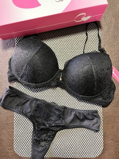 Conjunto Microfibra y Puntilla Coramina - comprar online