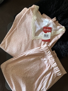 MIRTA LT Pijama Dama Algodón con detalle puntilla en internet