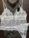 Conjunto top puntilla y Colales regulable