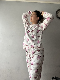 Pijama Polar Soft Coffee