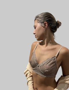 Conjunto Fiore corpiño con arco y less encaje - tienda online
