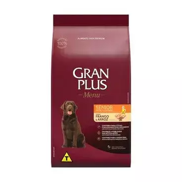 GRAN PLUS SENIOR FRANGO E ARROZ 15KG