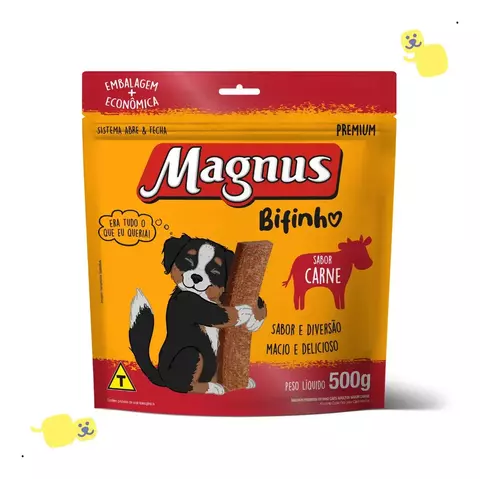 BIFINHO MAGNUS SABOR CARNE 500G
