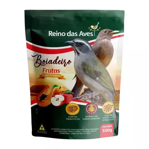 BOIADEIRO FRUTAS 500G REINO AVES
