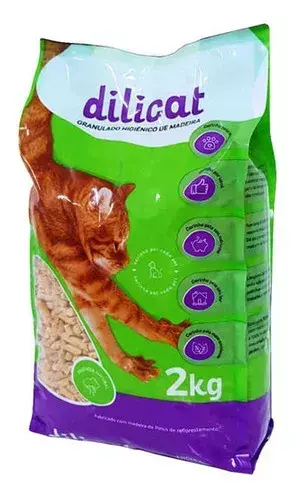 AREIA GRANULADO HIGIENICO DILICAT 2KG