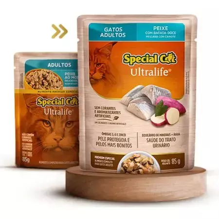 SACHE SPECIAL CAT AD PEIXE AO MOLHO 85G