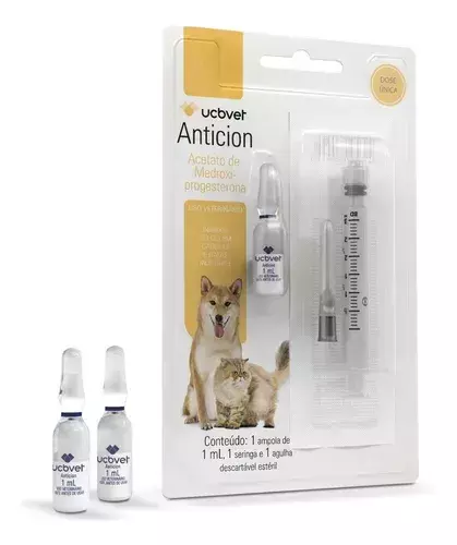ANTICION ACETATO MEDROXI PROGESTERONA 1 ML C/ SERINGA E AGULHA