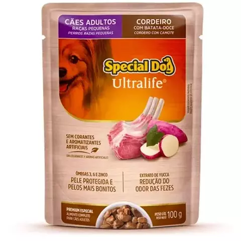 SACHE SPECIAL DOG ULTRALIFE AD CORDEIRO 100G