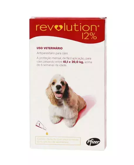 REVOLUTION DOG 10 A 20KG UN VERMELHO