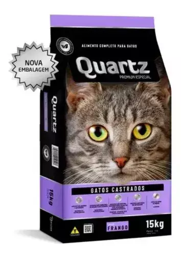 QUARTZ CAT PREMIUM FRANGO 15KG